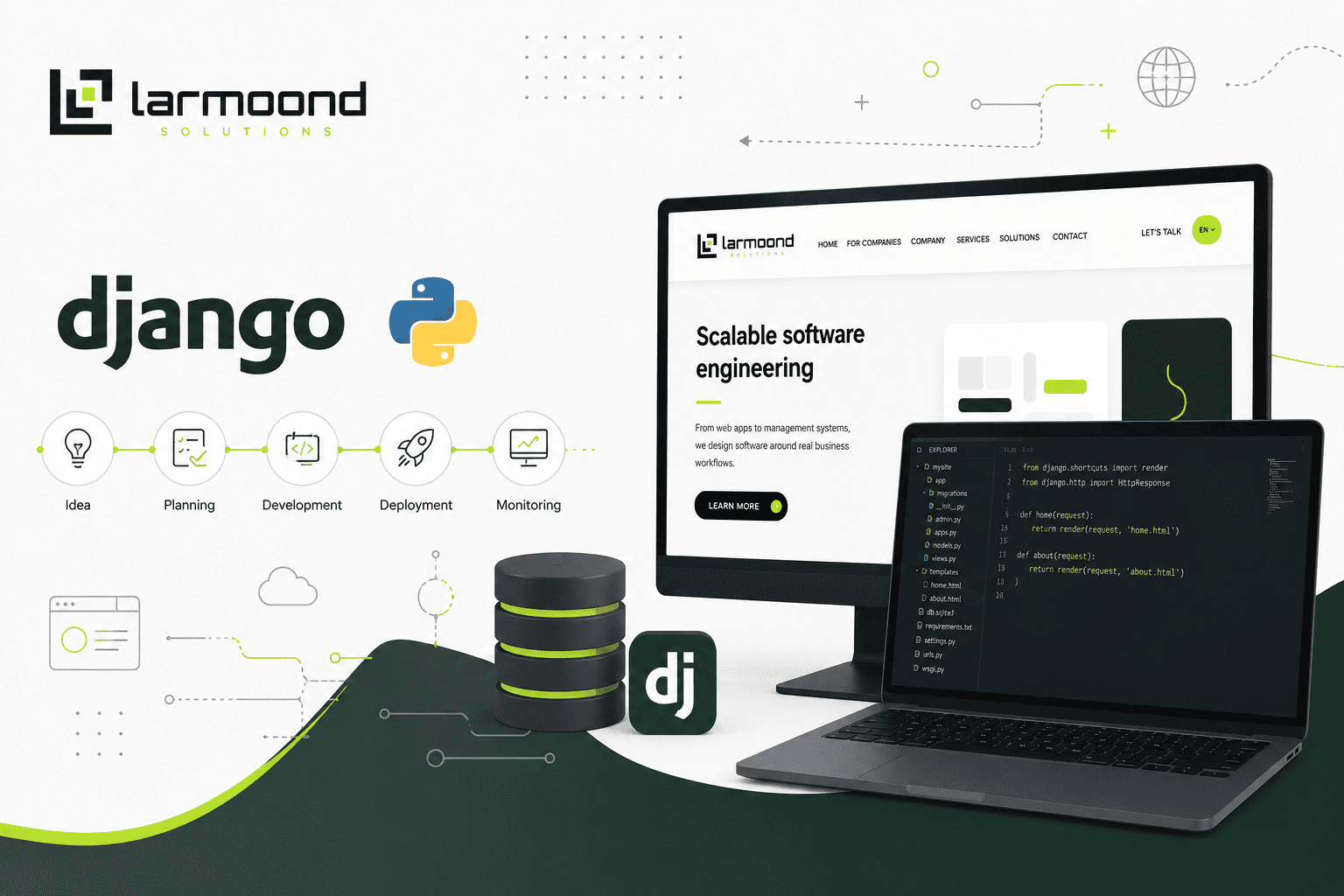 ځانګړې Django پراختیا